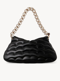 Sac porté épaule Juana en cuir - Black