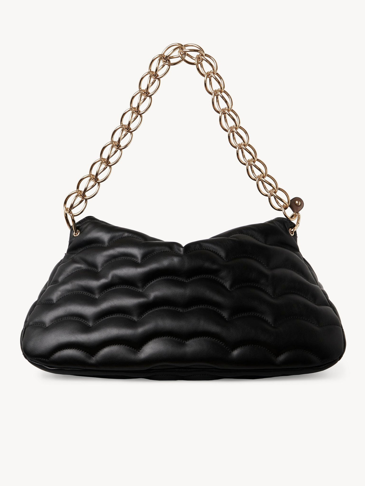 Sac porté épaule Juana en cuir - Black