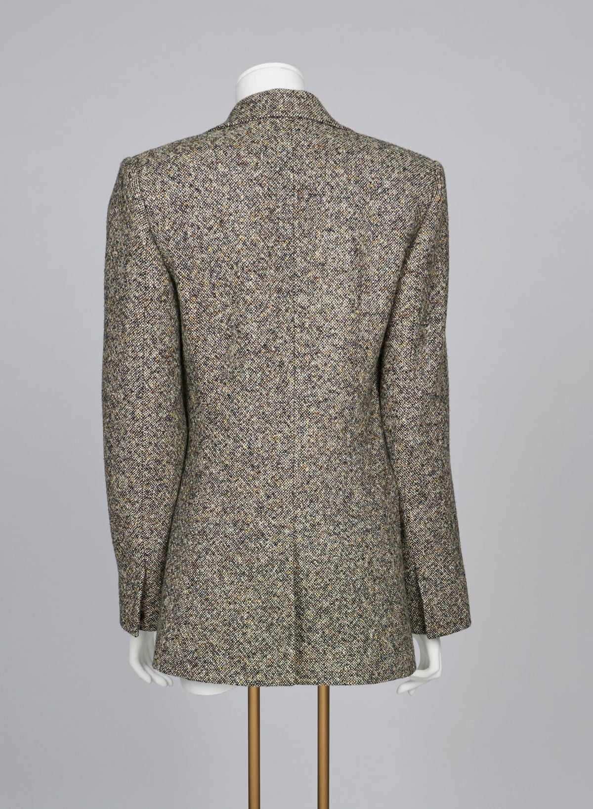 NEW_Veste avec poches en laine et soie - Mainly Brown