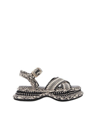 Sandales compensées Meril 50 - White & Black