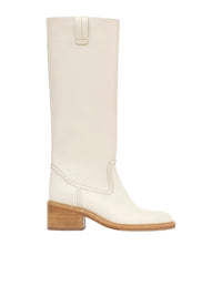 Bottes Mallo 60 en cuir - Eggshell