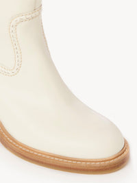 Bottes Mallo 60 en cuir - Eggshell