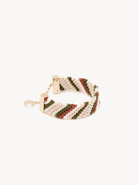 Bracelet Kyn en laiton - Green & Pink