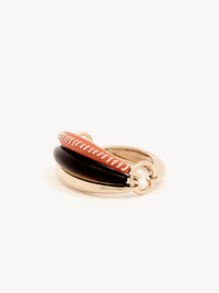 NEW_Bracelet Kattie en laiton - Henna Orange