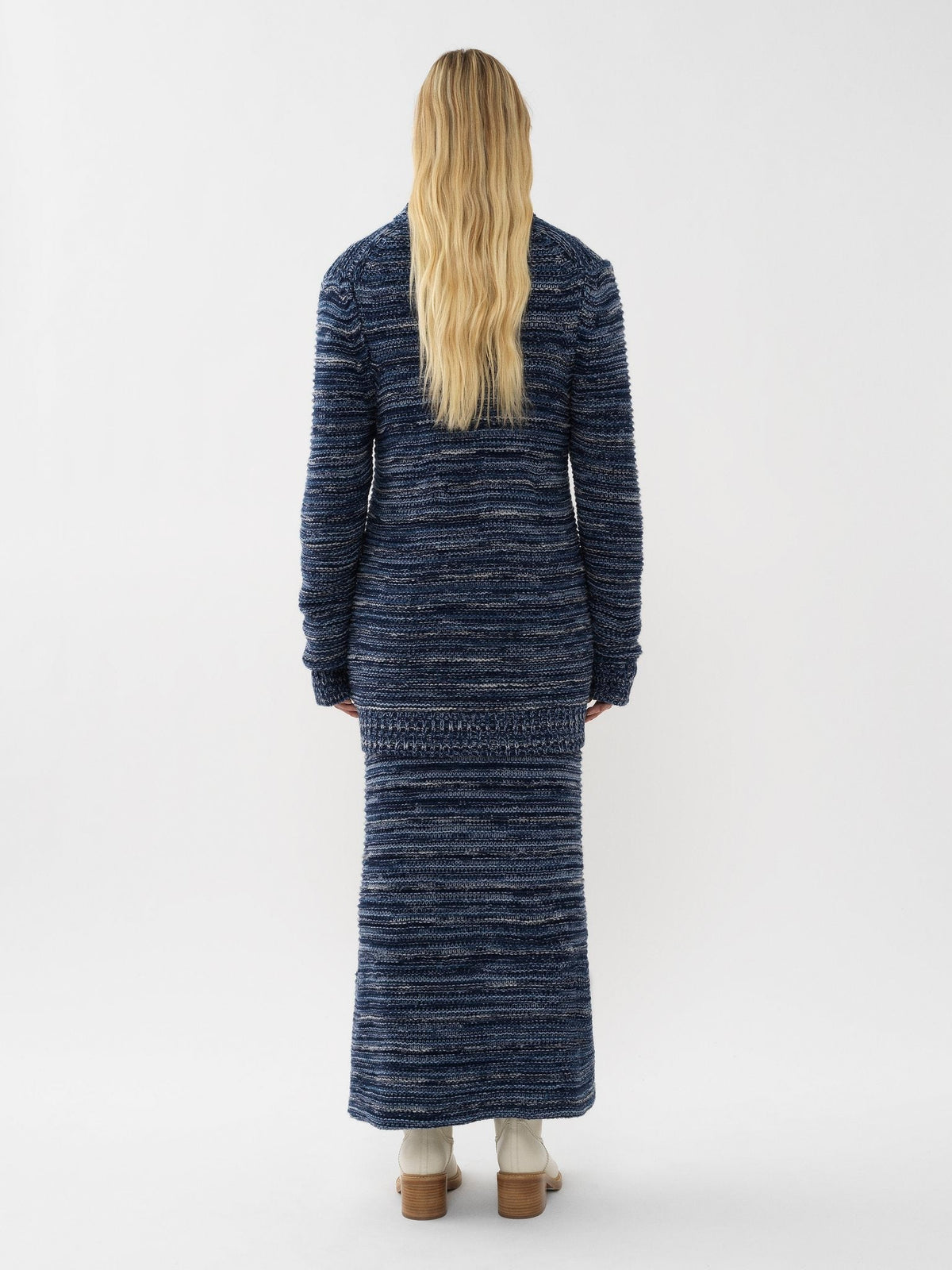 Cardigan en cachemire - Cosmic Blue