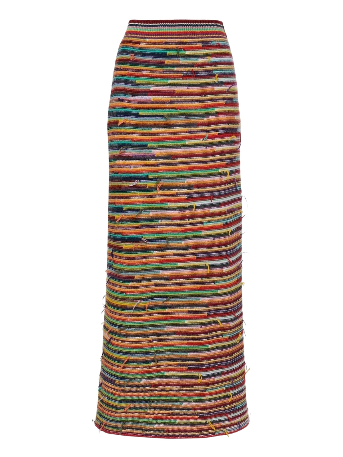 Jupe longue en cachemire - Multicolor
