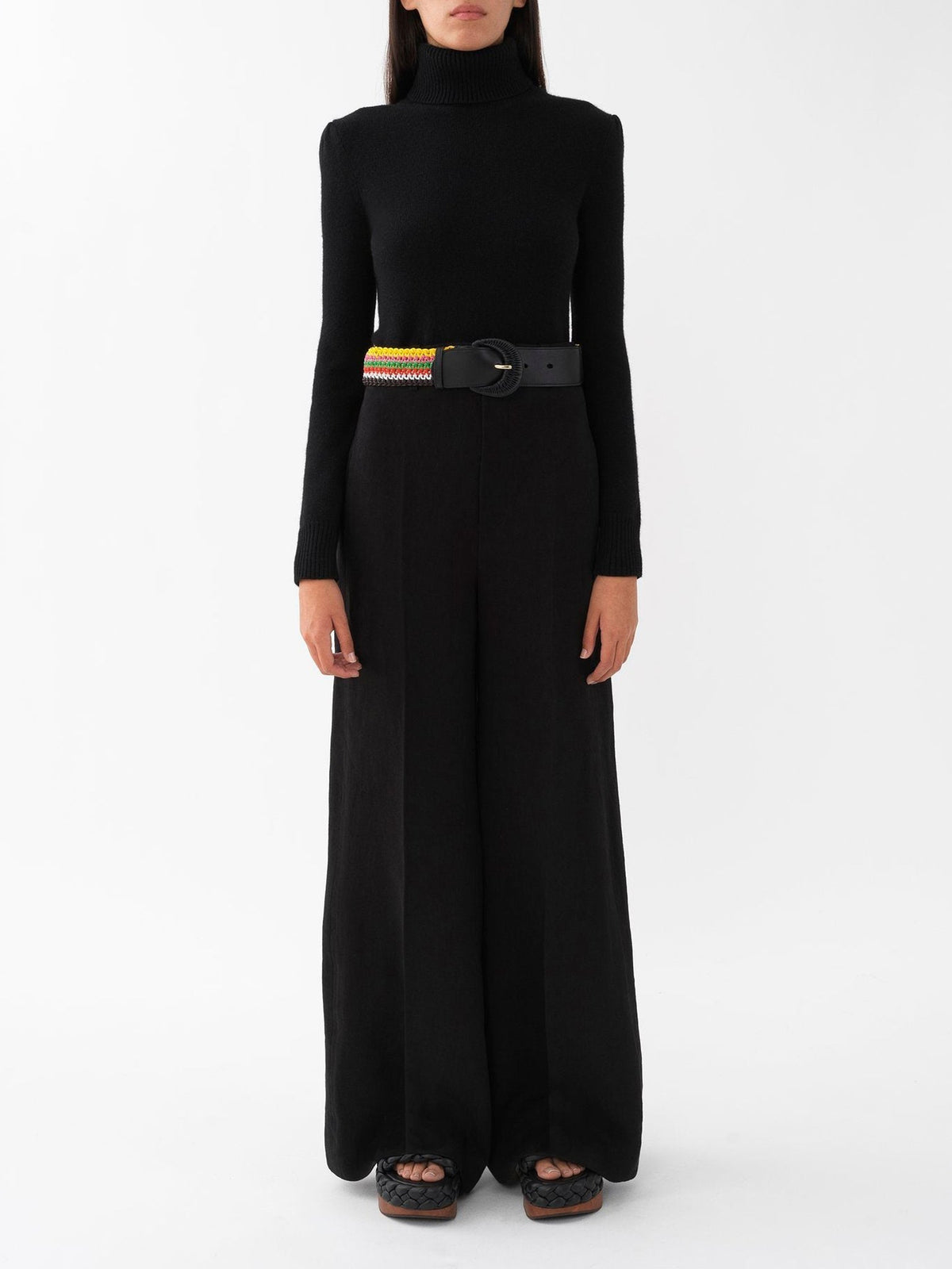 Pantalon en lin - Black