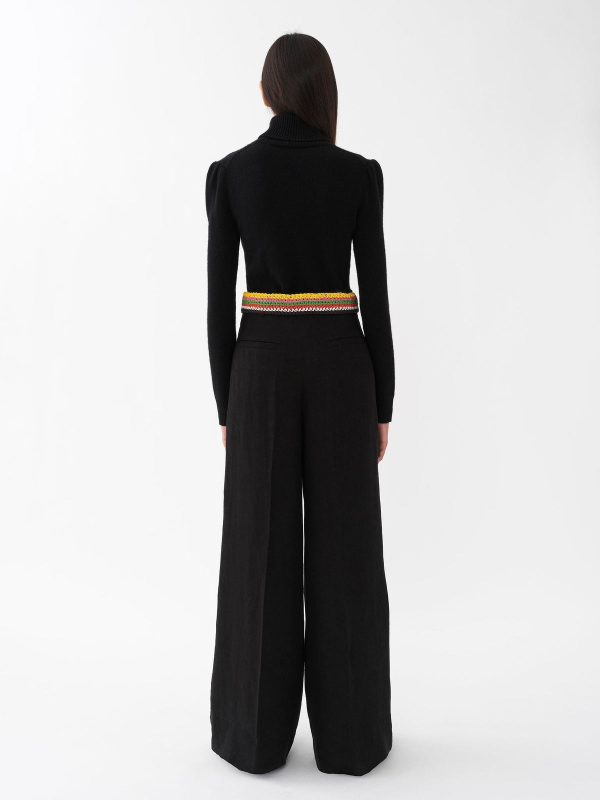 Pantalon en lin doux panama aloe - Iconic Milk
