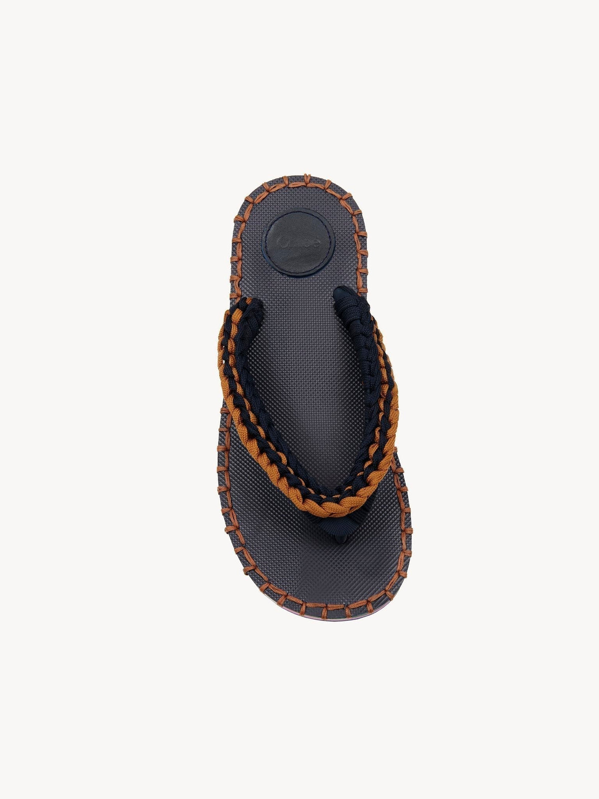 Tongs Lou - Blue & Brown