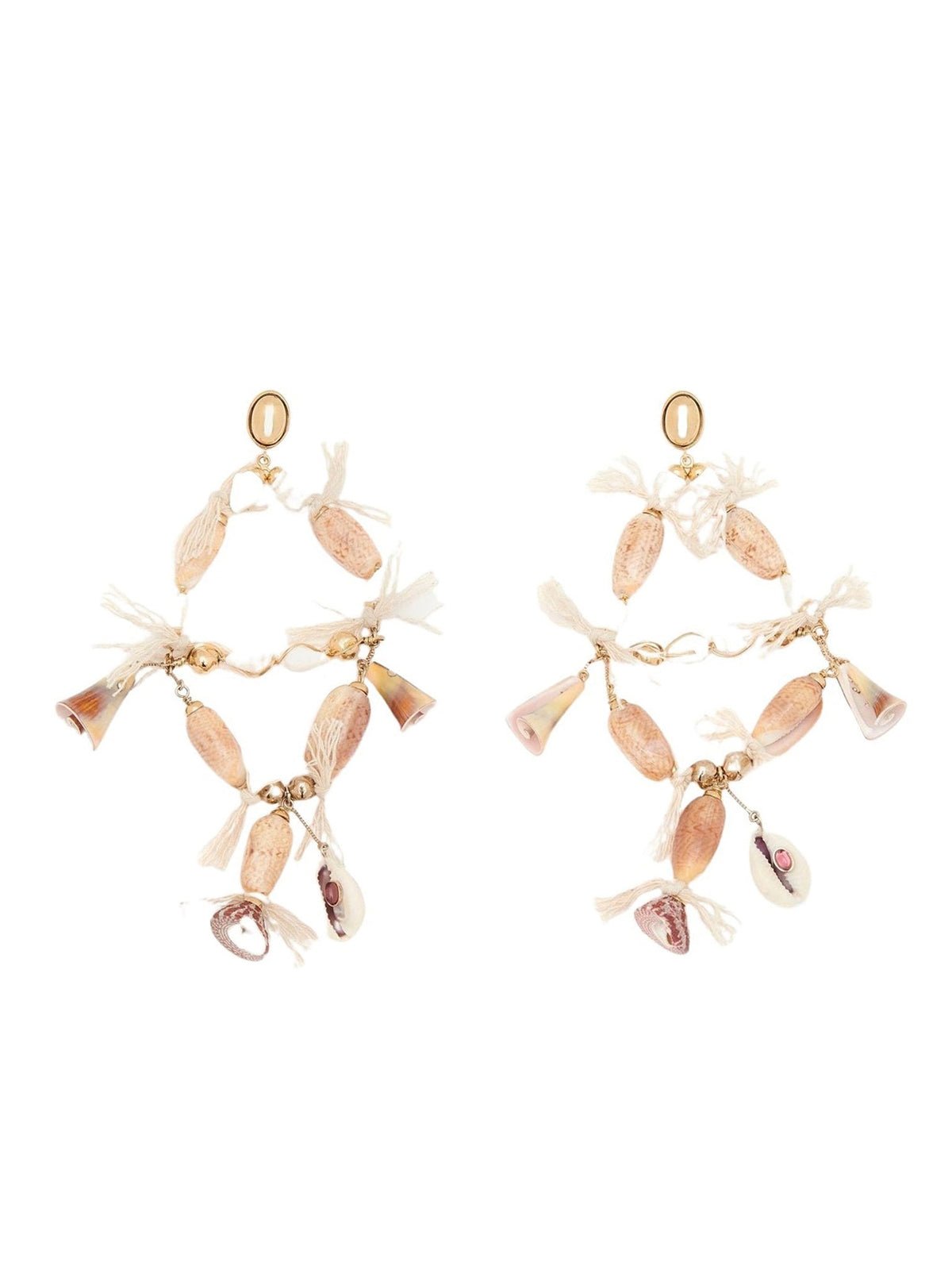 Boucles d’oreilles Lyv oversize en laiton - Gold Color