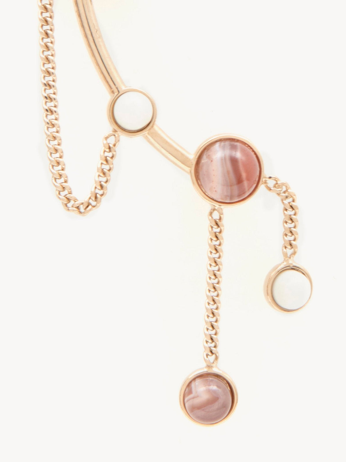 Mono boucle d’oreille Zodiac cancer en laiton - Multicolor
