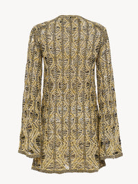 NEW_Robe tricotée en lin - Truly Yellow