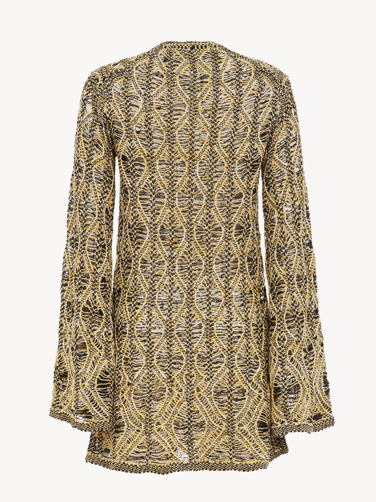 NEW_Robe tricotée en lin - Truly Yellow