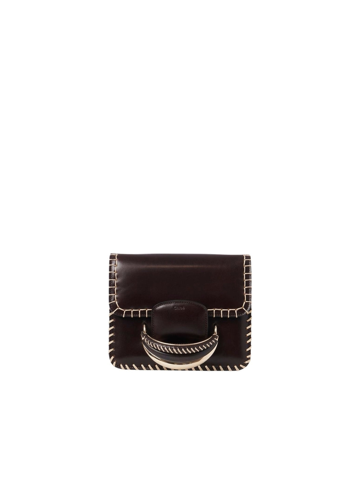 Petit sac à bandoulière Kattie en cuir - Ebony Brown