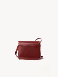 Petit sac à bandoulière Kattie en cuir - Dark Ruby