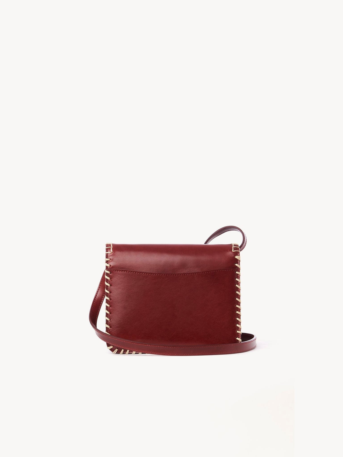 Petit sac à bandoulière Kattie en cuir - Dark Ruby