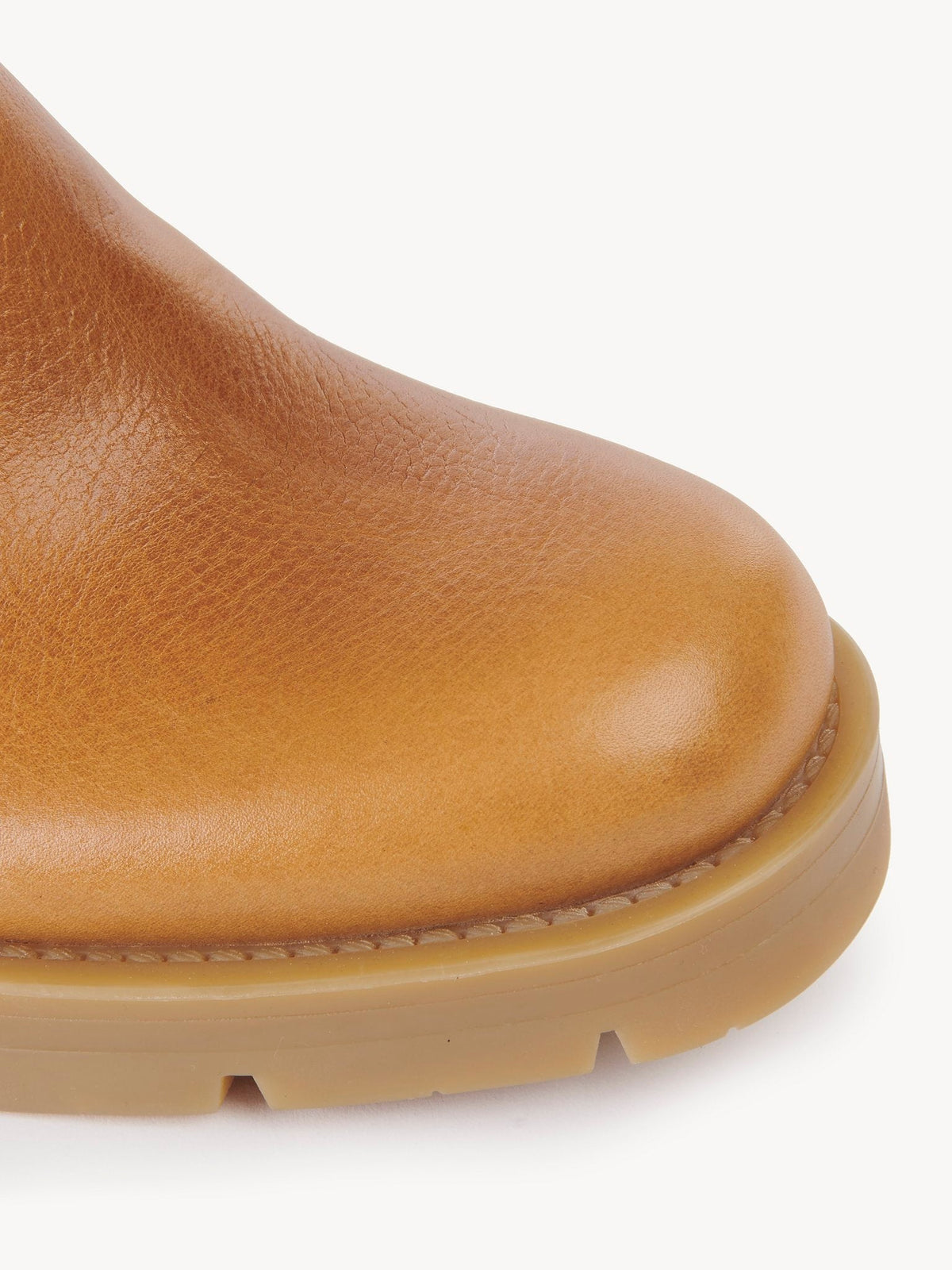 Bottines militaires effet chaussette Neva 60 en cuir - Quiet Brown