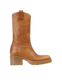 Bottes militaires Neva 60 en cuir - Quiet Brown
