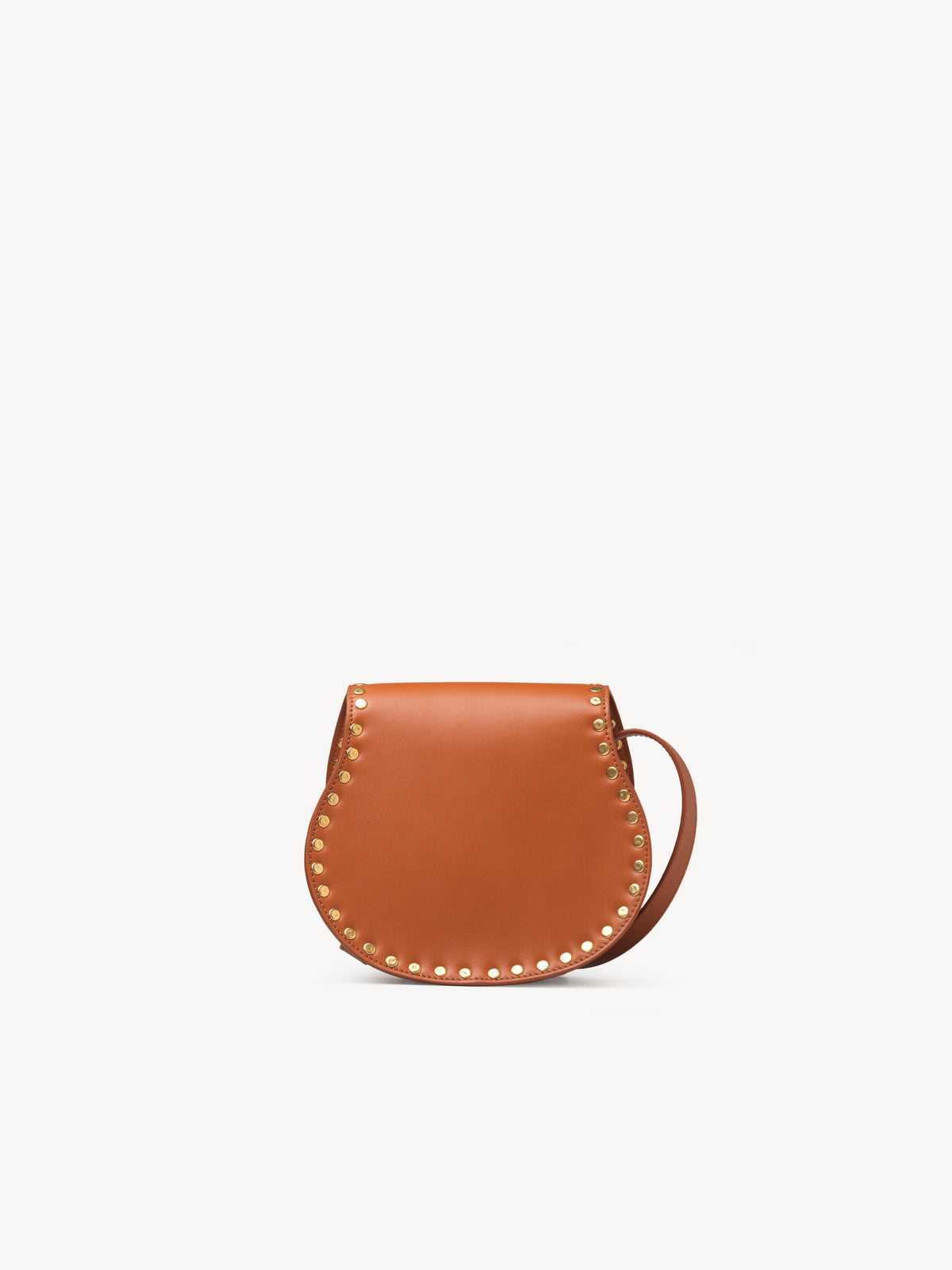 NEW_Caramel Small Saddle Bag - Caramel