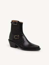 Bottines Nellie 60 en cuir - Black