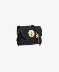 Mini sac Lois en cuir de mouton souple - Black