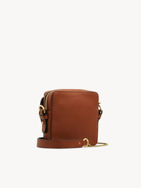 Petit sac caméra Joan en cuir - Caramello