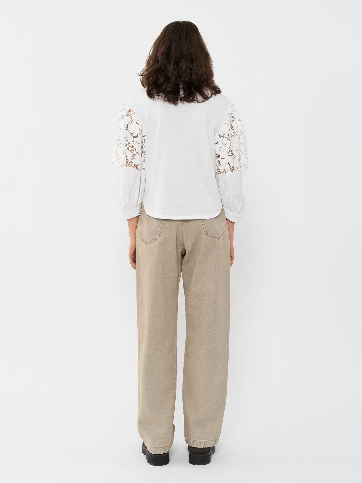 Blouse à manches courtes - White