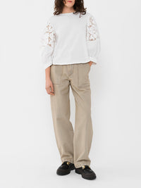 Blouse à manches courtes - White