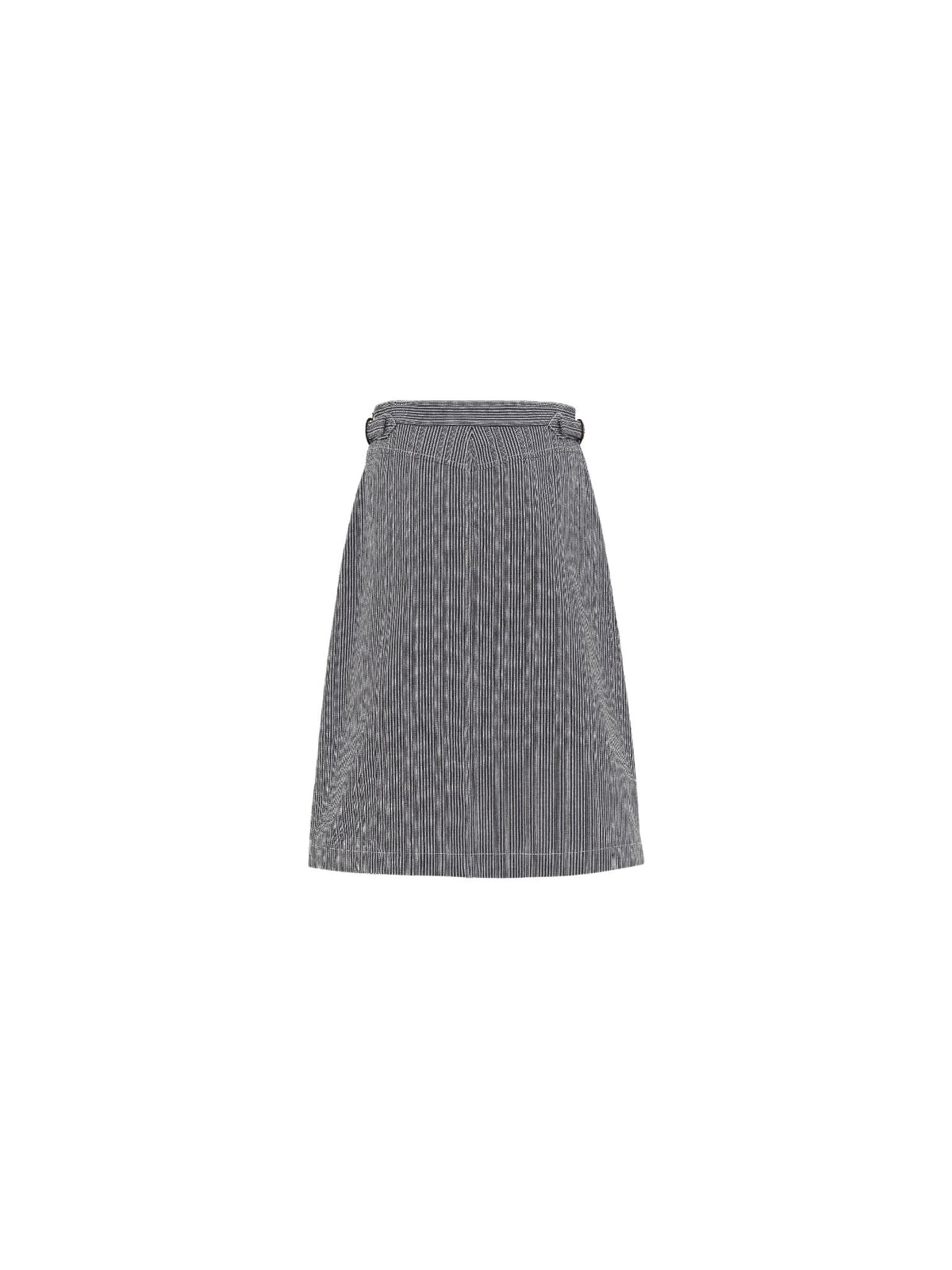 NEW_Skirt, Blue - White 1, 38