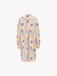 NEW_Multicolor White Dress - Multicolor White
