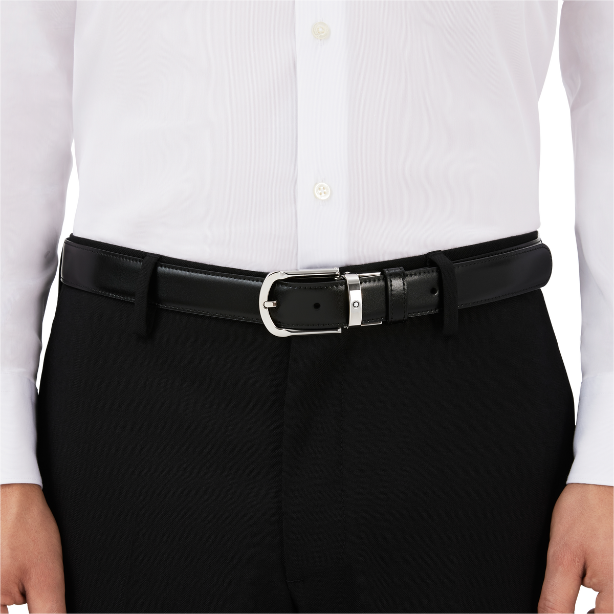 Ceinture Réversible Horseshoe 30 mm en Cuir