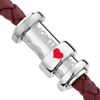 Bracelet en Cuir Soft Meisterstück Around The World In 80 Days Ace Of Hearts