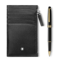 Coffret composé d’un rollerball Meisterstück Classique doré et d’un porte-cartes 5cc zippé Meisterstück