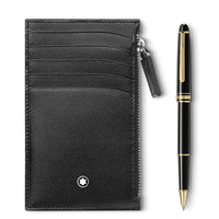 Coffret composé d’un rollerball Meisterstück Classique doré et d’un porte-cartes 5cc zippé Meisterstück