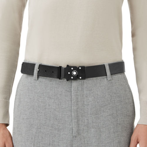 Ceinture M LOCK 4810 35 mm en Cuir Grainé