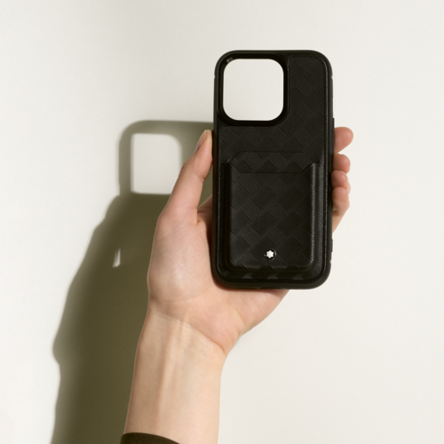Étui Rigide pour iPhone 16 Pro avec 2cc en Cuir Extreme