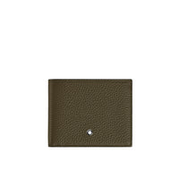 Portefeuille 4cc avec Porte-Monnaie en Cuir Grainé