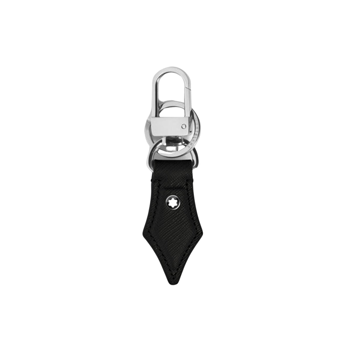 Porte-Clés Plume en Cuir Sartorial
