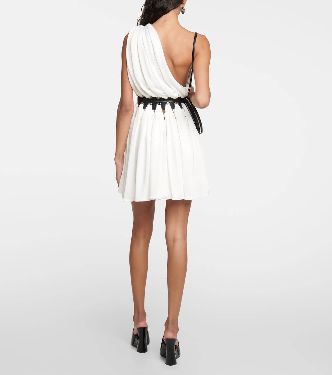 Mini goddess dress - White