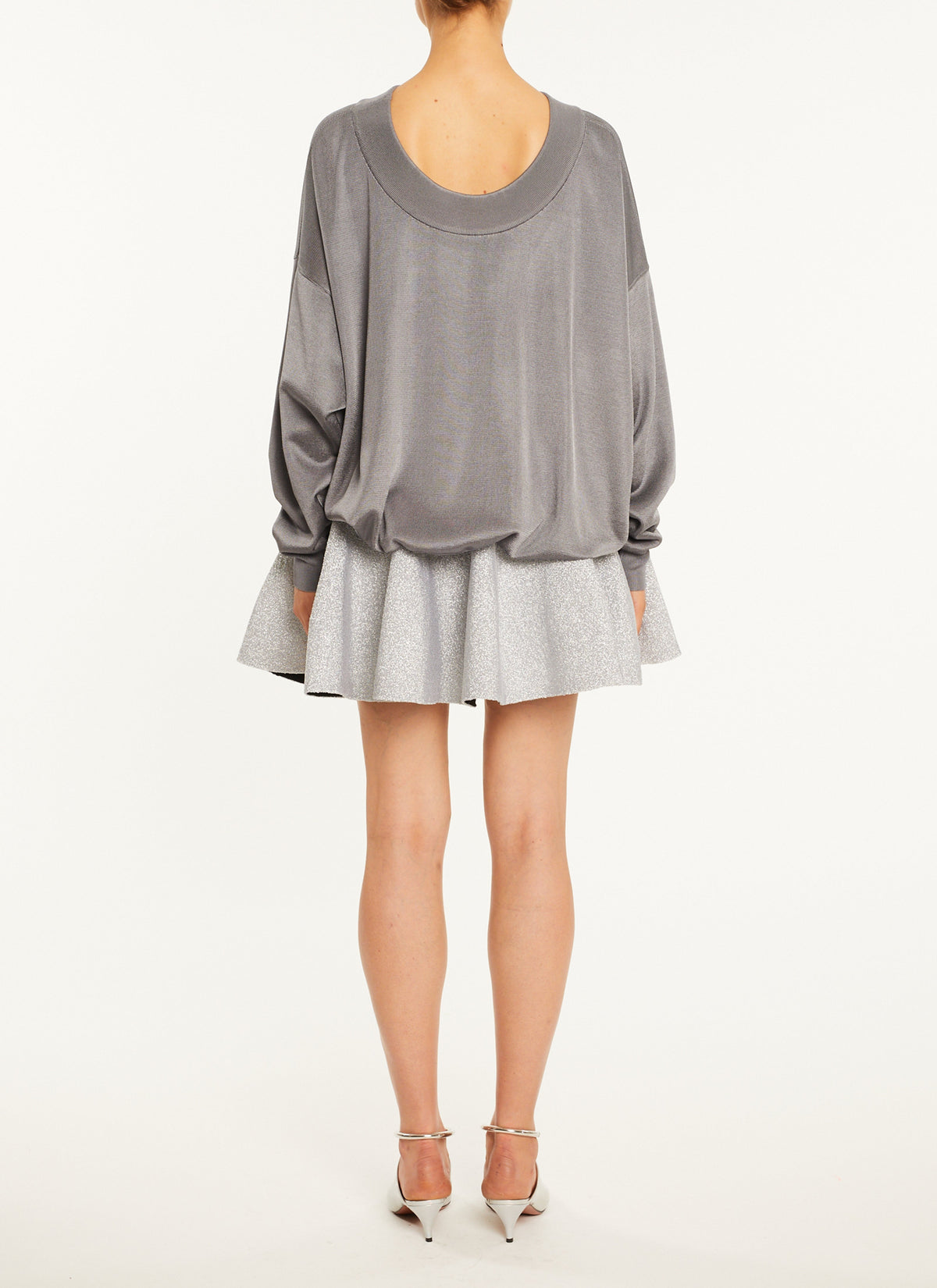 Pull grandes manches - Acier