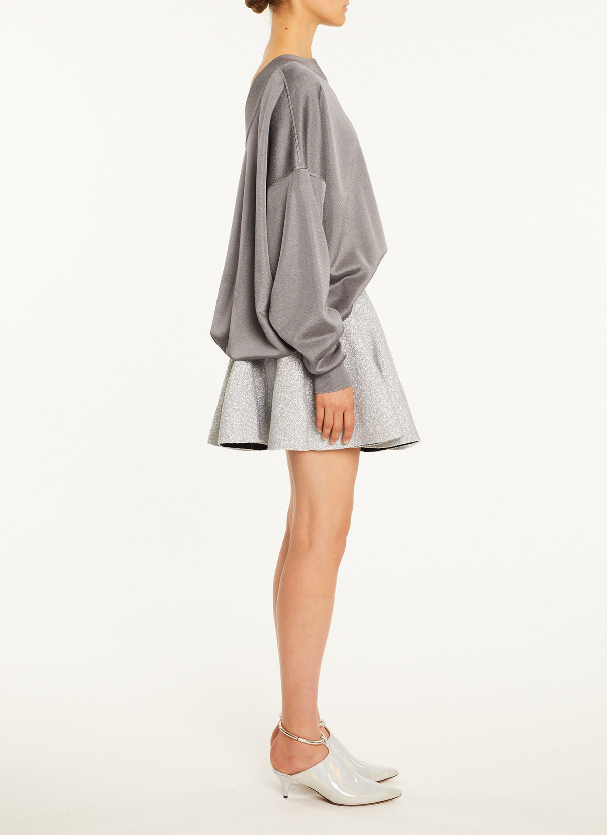 Pull grandes manches - Acier
