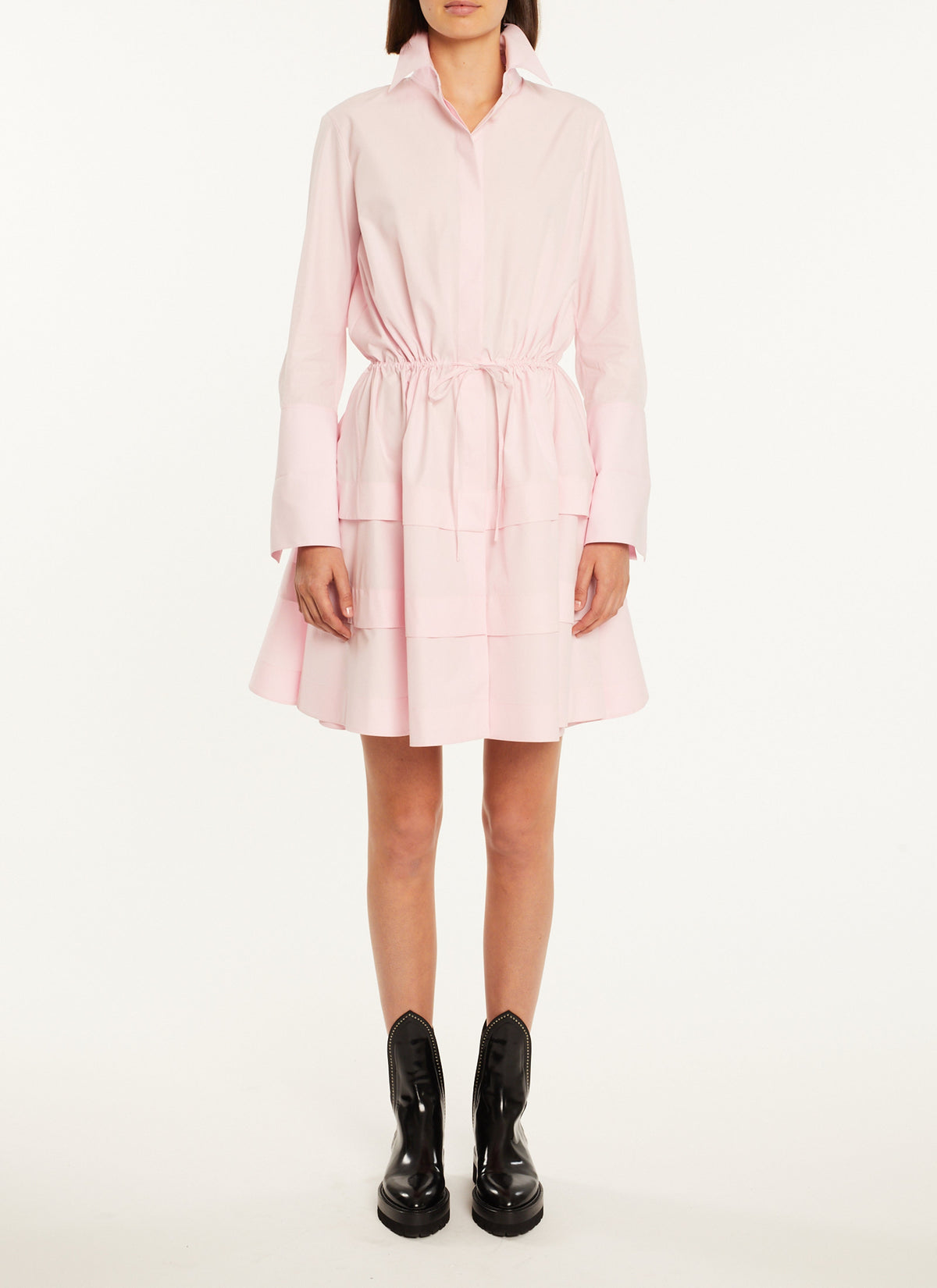 Robe chemise courte - Ciel