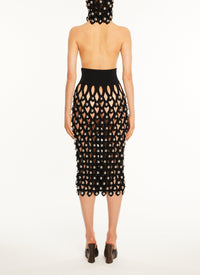 Sleeveless Maxi Dress - Black Alaïa