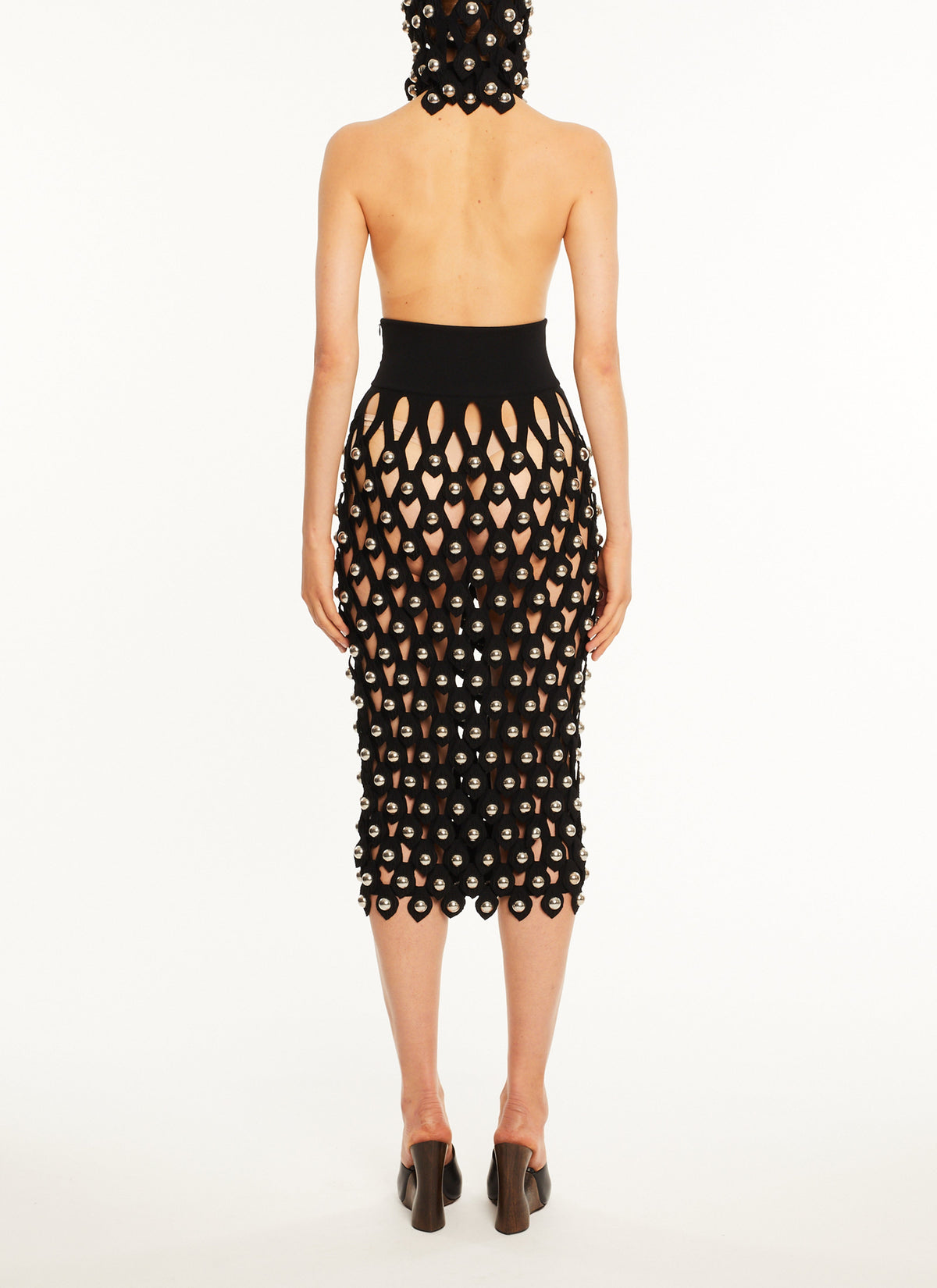 Sleeveless Maxi Dress - Black Alaïa