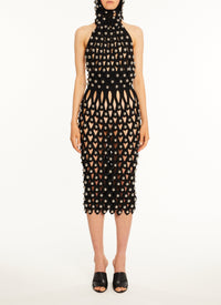 Sleeveless Maxi Dress - Black Alaïa