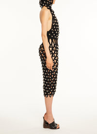 Sleeveless Maxi Dress - Black Alaïa