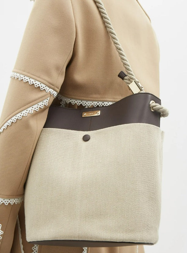 Sac seau Key en cuir - Chocolate Brown