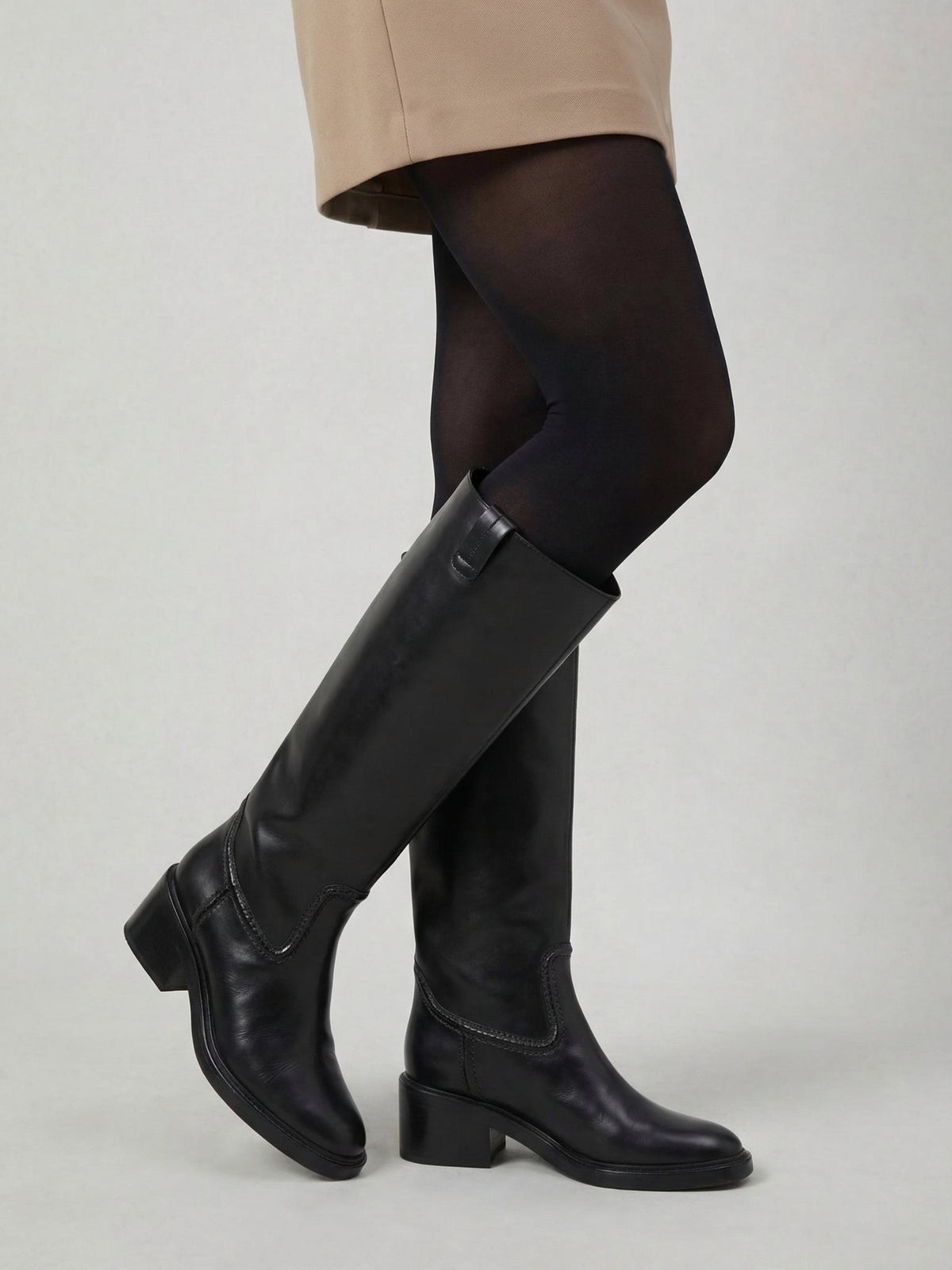 Bottes Mallo en cuir - Black