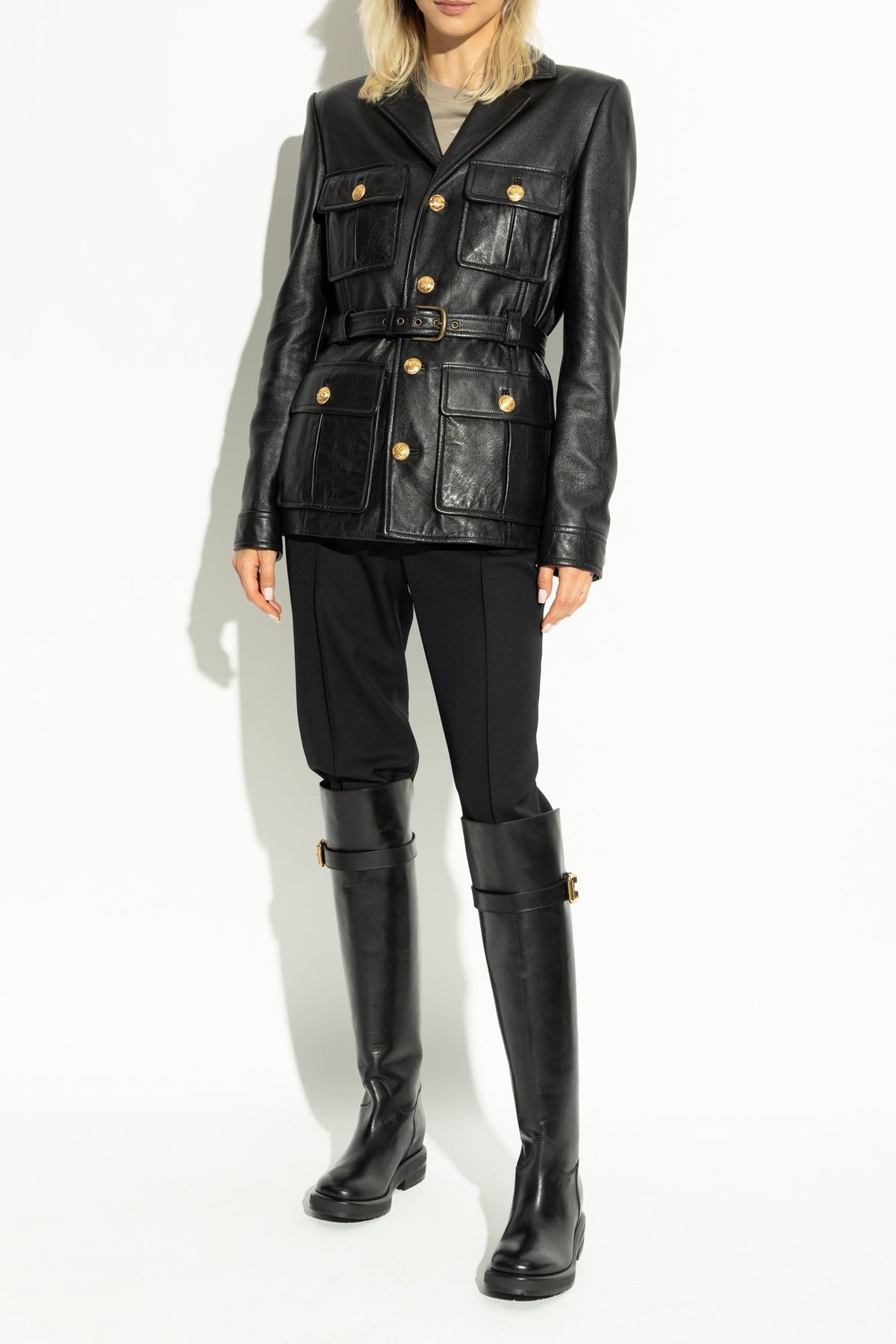 Bottes Coddington en cuir - Black