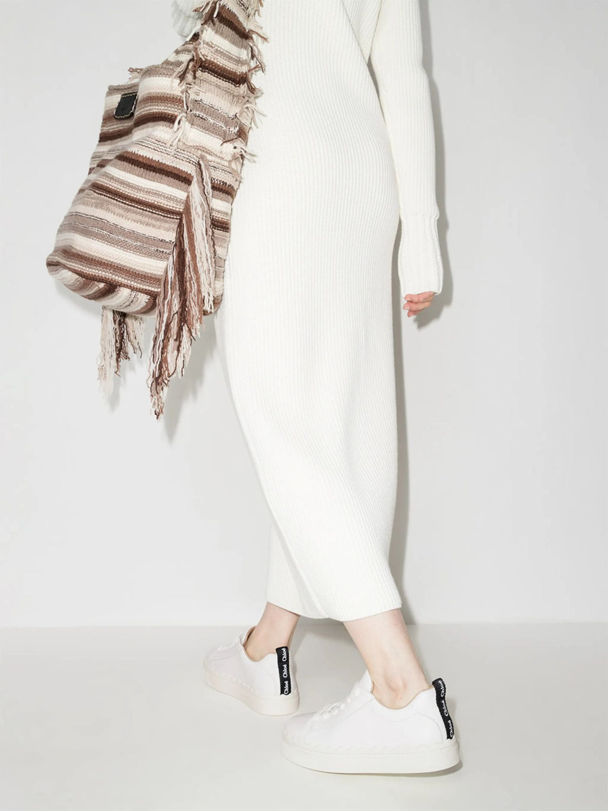 Sneakers Lauren en cuir - White
